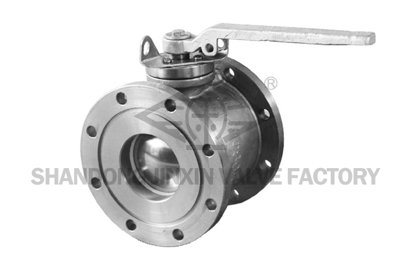 Stainless steel round throughway ball valve Q41SA-6P